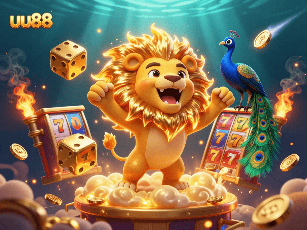 Engage with uu88 and win big while spinning vibrant slot reels in a colorful casino atmosphere.