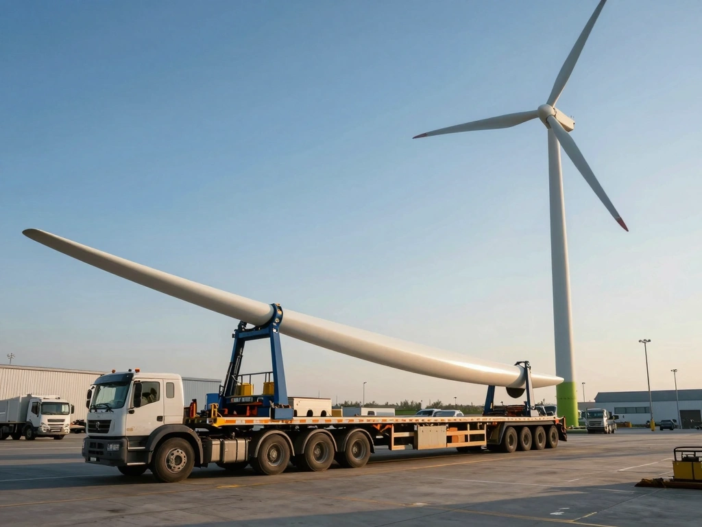 Optimizing Wind Turbine Blade Transportation Logistics for Efficiency